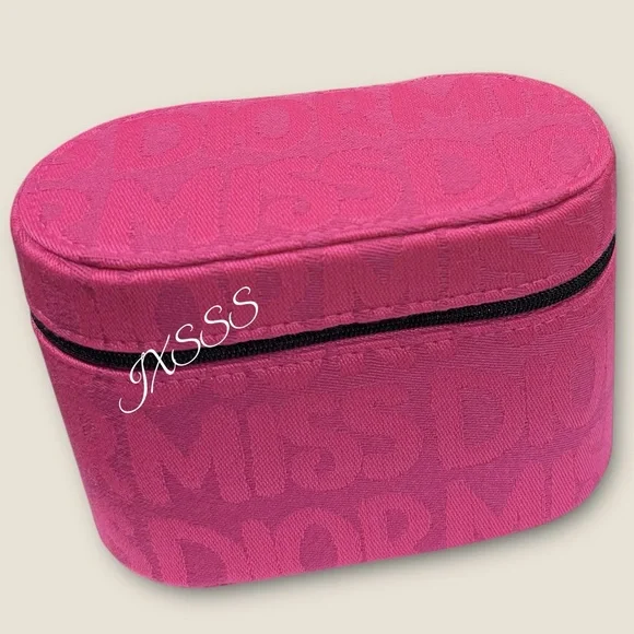 Hot-Pink/BlacHot-Pink/Black Dior Beauty (Miss Dior) Cosmetic-Makeup Vanity Case - Picture 3 of 16